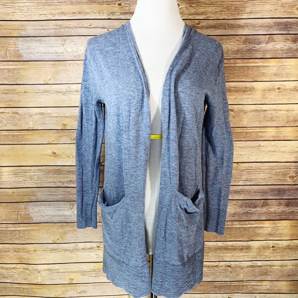 Madewell Heathered Blue Summer Ryder Cardigan